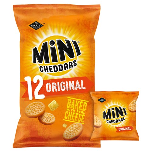 Jacob's Mini Cheddars Original Multipack Baked Snacks thumbnail 2