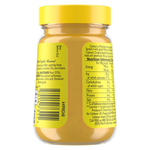 Colman's Original English Mustard  thumbnail 3