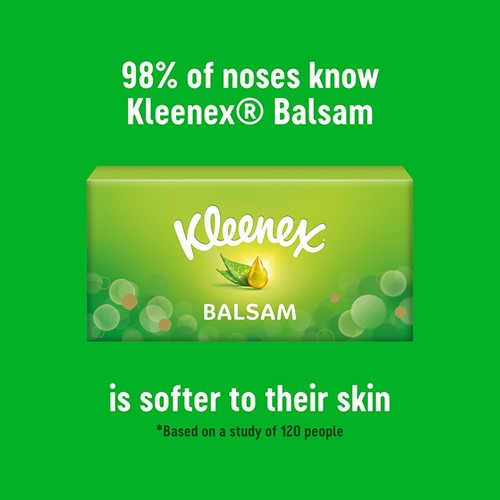 Kleenex Balsam Tissues Box  thumbnail 4