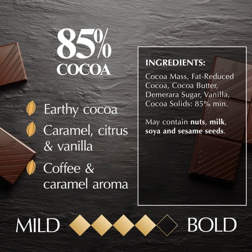 Lindt Excellence 85% Cocoa Dark Chocolate Bar thumbnail 9
