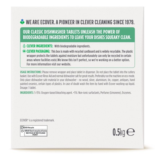 Ecover Classic Dishwasher Tablets thumbnail 2