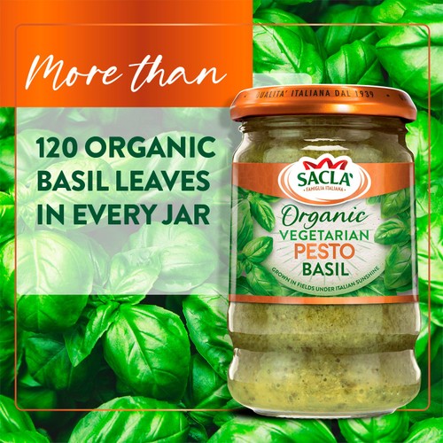 Sacla' Organic Basil Pesto thumbnail 2