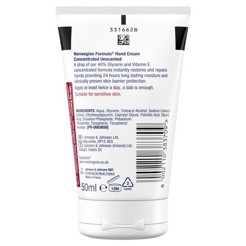 Neutrogena Concentrated Unscented Hand Cream thumbnail 5