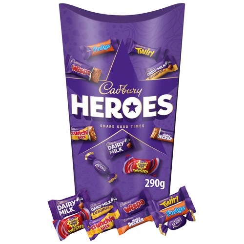 Cadbury Heroes Chocolate Carton