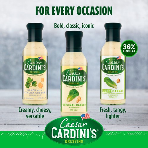 Cardini's Light Caesar Salad Dressing thumbnail 5