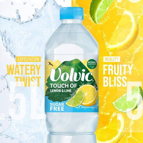 Volvic Touch of Fruit Lemon & Lime Sugar Free Still Flavoured Water thumbnail 2
