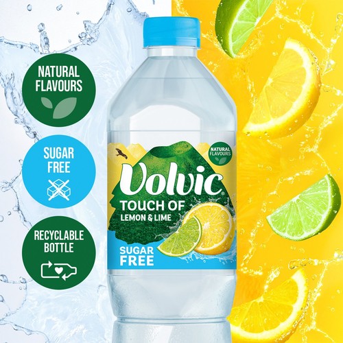 Volvic Touch of Fruit Lemon & Lime Sugar Free Still Flavoured Water thumbnail 7