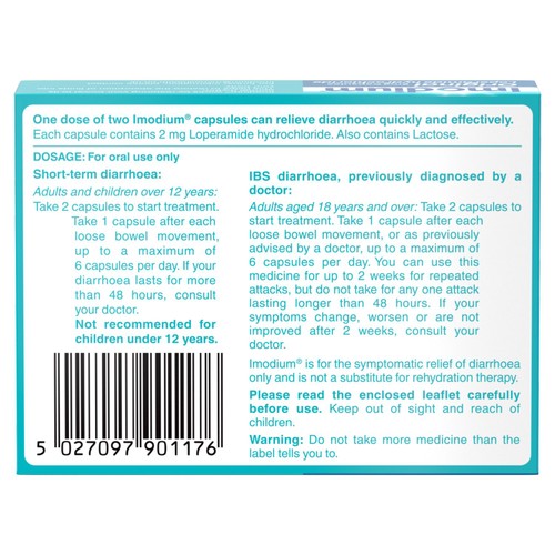 Imodium Original 2 mg Diarrhoea Relief thumbnail 4