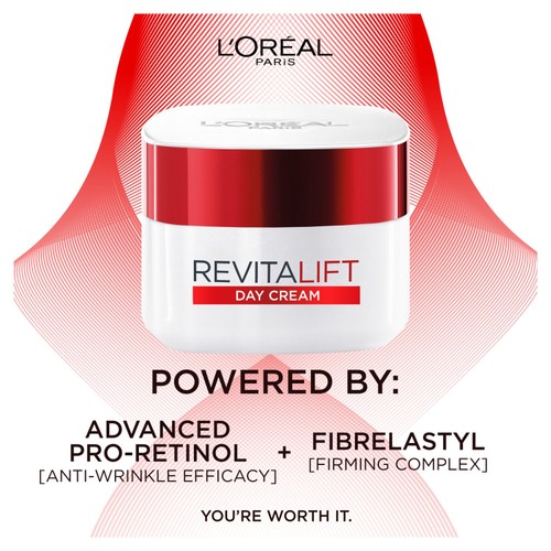 L'Oreal Paris Revitalift Anti-Ageing & Firming Day Cream with Retinol thumbnail 3