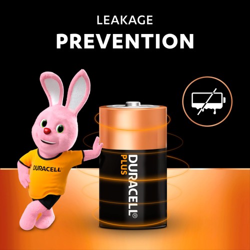 Duracell Plus 100% D Alkaline Batteries thumbnail 3