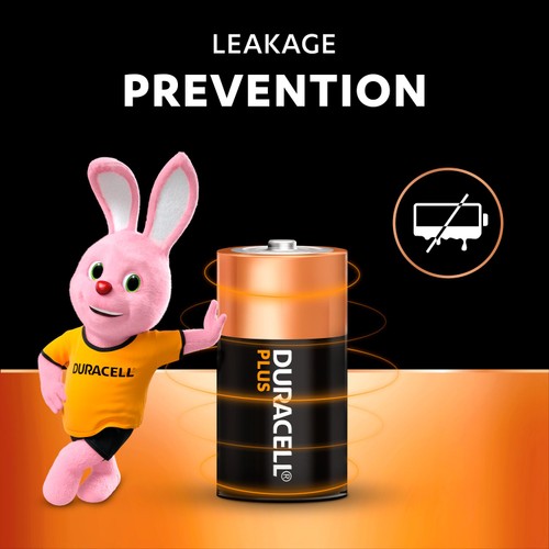 Duracell Plus 100% C Alkaline Batteries thumbnail 3