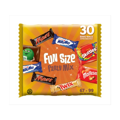 Mars, Maltesers, M&M's, Twix and more Funsize Milk Chocolate Party Bag thumbnail 2
