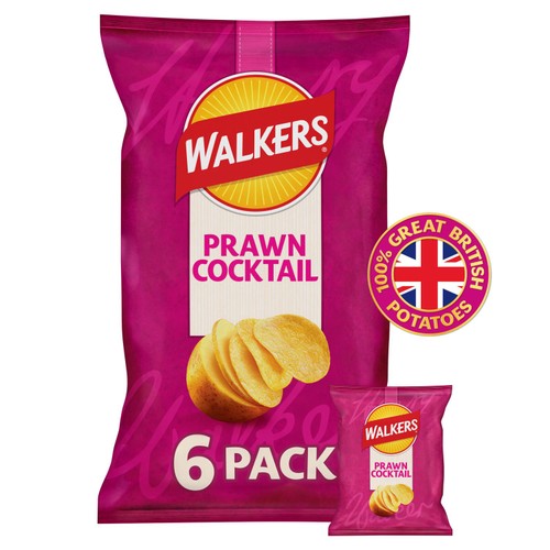Walkers Prawn Cocktail Multipack Crisps