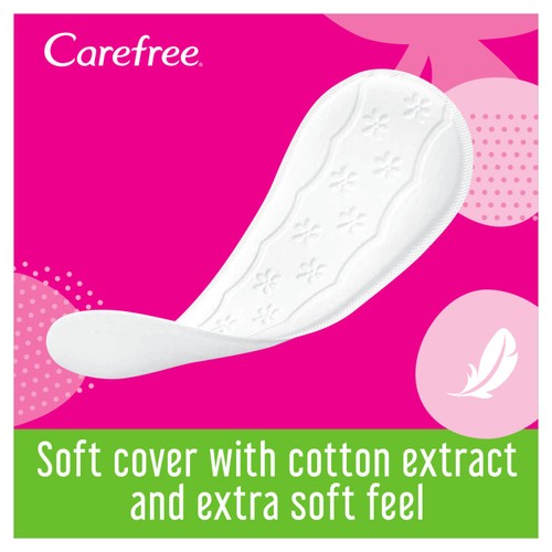 Carefree Breathable Pantyliners with Aloe Single Wrapped thumbnail 4