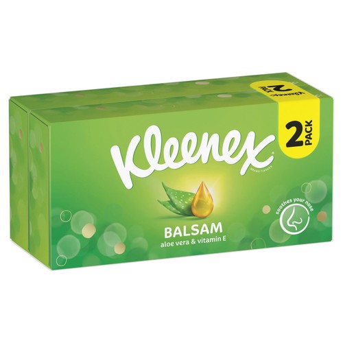 Kleenex Balsam Facial Tissues - Twin Box thumbnail 2