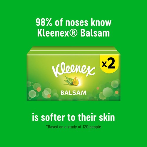 Kleenex Balsam Facial Tissues - Twin Box thumbnail 4