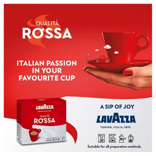 Lavazza Qualita Rossa Ground Coffee thumbnail 3