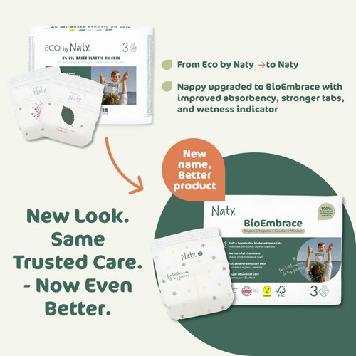 Naty BioEmbrace Nappies Size 3 (4-9kg) thumbnail 9