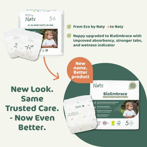 Naty BioEmbrace Nappies Size 5 (11-25kg) thumbnail 4