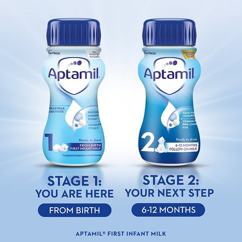 Aptamil 1 First Infant Baby Milk Formula Liquid Ready to Feed from Birth thumbnail 4
