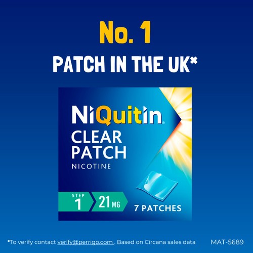 Niquitin Clear 21mg Pre-Quit Patch thumbnail 6