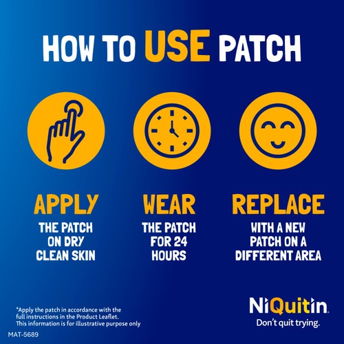 Niquitin Clear 21mg Pre-Quit Patch thumbnail 8