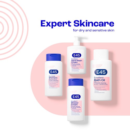 E45 Emollient Shower Cream for Dry & Sensitive Skin thumbnail 3