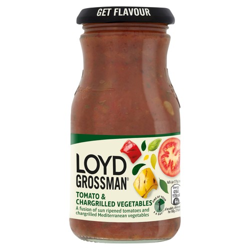 Loyd Grossman Tomato & Chargrilled Vegetable Pasta Sauce thumbnail 2