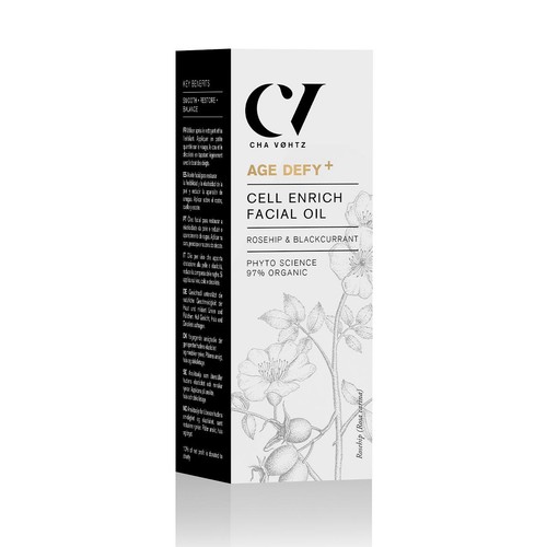 Green People Organic Facial Oil, Cell Enrich Age Defy+ by Cha Vohtz, Vegan