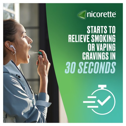 Nicorette QuickMist Mouth Spray, Freshmint Duo, 1 mg (Stop Smoking Aid) thumbnail 2