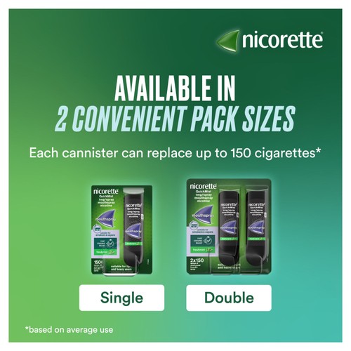 Nicorette QuickMist Mouth Spray, Freshmint Duo, 1 mg (Stop Smoking Aid) thumbnail 6