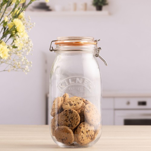 Kilner Clip Top Round Jar 2L thumbnail 4