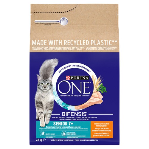 Purina One Senior 7+ Chicken Dry Cat Food thumbnail 3