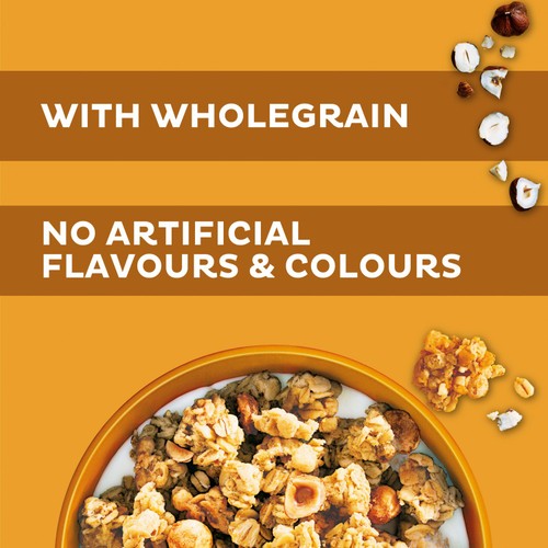 Kellogg's Crunchy Nut Caramelised Hazelnuts Breakfast Granola  thumbnail 2