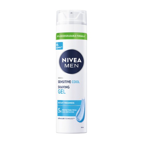 NIVEA MEN Sensitive Cooling Shaving Gel with 0 % Alcohol