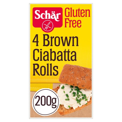 Schar Gluten Free Brown Ciabatta Rolls thumbnail 2