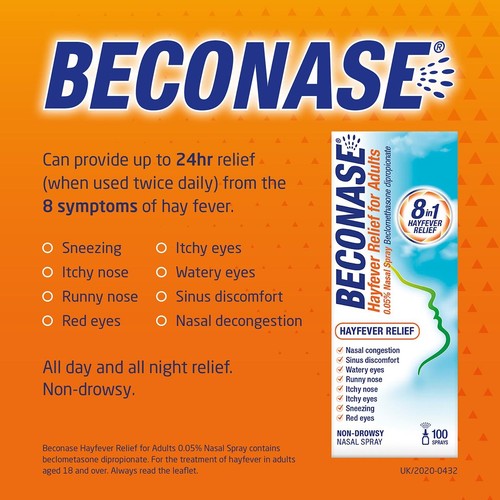 Beconase Hayfever Relief for Adults Nasal Spray thumbnail 4