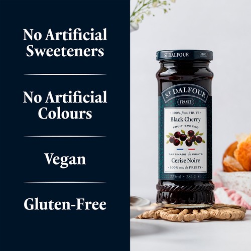 St Dalfour Black Cherry Fruit Spread thumbnail 3