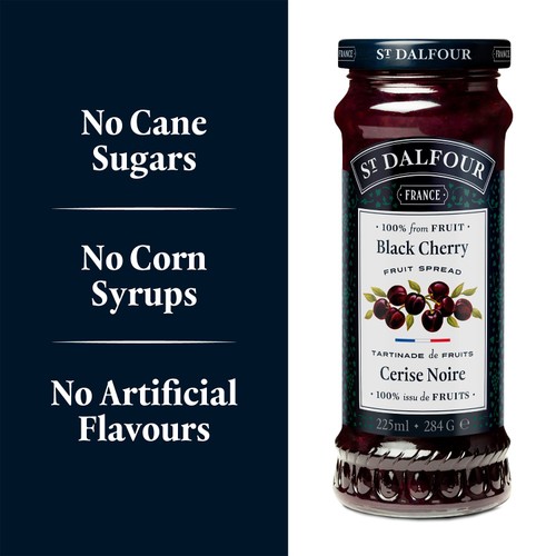 St Dalfour Black Cherry Fruit Spread thumbnail 4