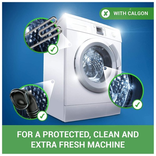 Calgon 4-in-1 Washing Machine Water Softener Tablets thumbnail 7