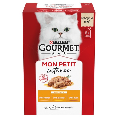 Gourmet Mon Petit Poultry Variety Turkey Chicken Duck Wet Cat Food thumbnail 3