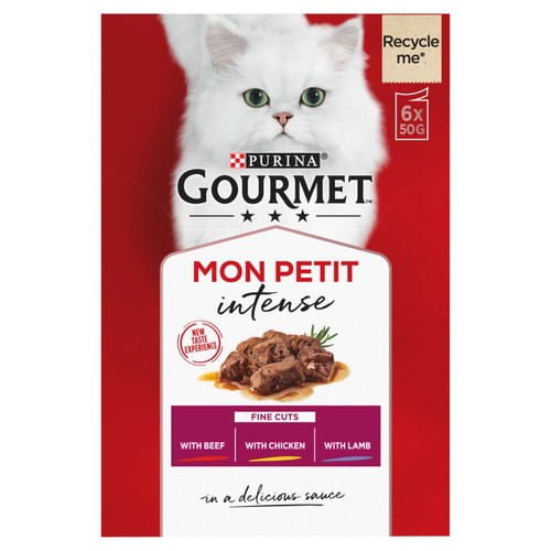 Gourmet Mon Petit Meaty Variety Beef Chicken Lamb Wet Cat Food thumbnail 2