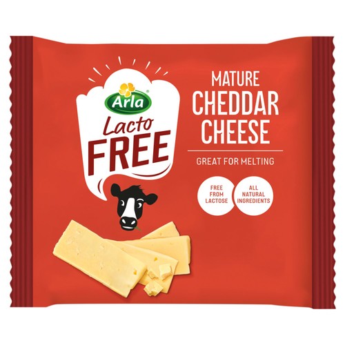 Arla LactoFREE Mature Cheddar Cheese thumbnail 2