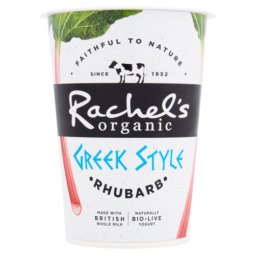 Rachel's Organic Greek Style Rhubarb