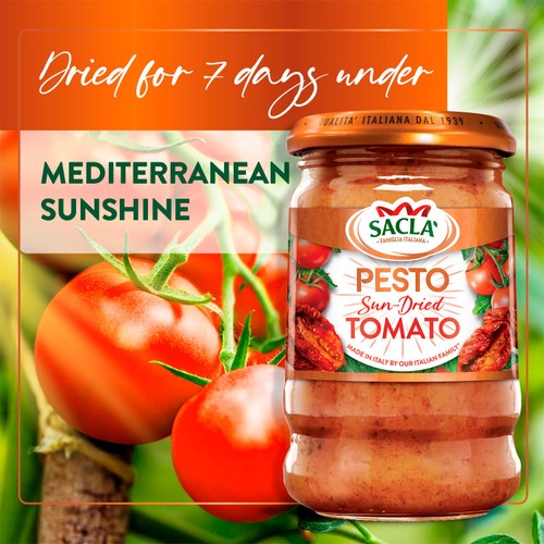 Sacla Sun-Dried Tomato Pesto thumbnail 2