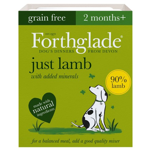 Forthglade Complementary Grain Free Wet Dog Food Just 90% Lamb thumbnail 2