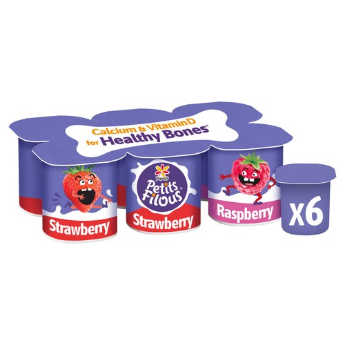 Petits Filous Kids Strawberry & Raspberry Fromage Frais