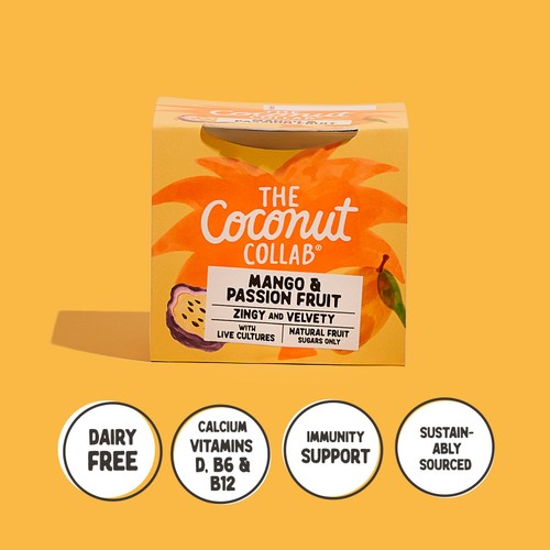 The Coconut Collab Mango & Passionfruit Coconut Yoghurt thumbnail 4