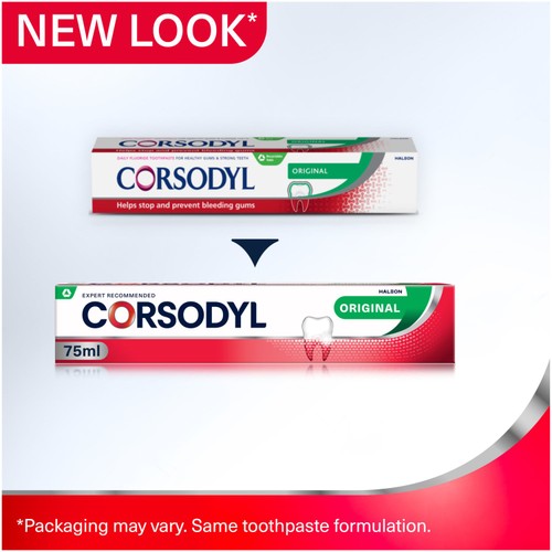 Corsodyl Gum Care Toothpaste Daily Fluoride Original 75ml thumbnail 3