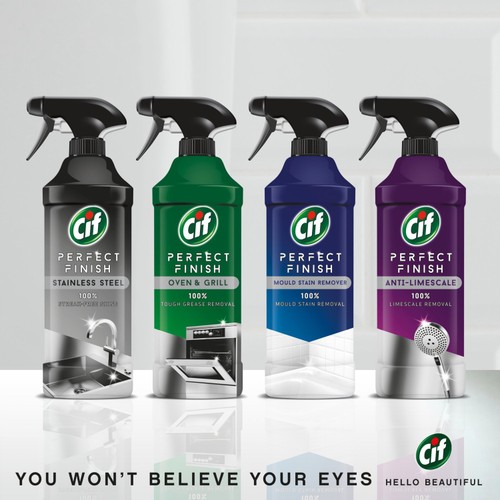 Cif Perfect Finish Specialist Cleaner Spray Stainless Steel  thumbnail 4